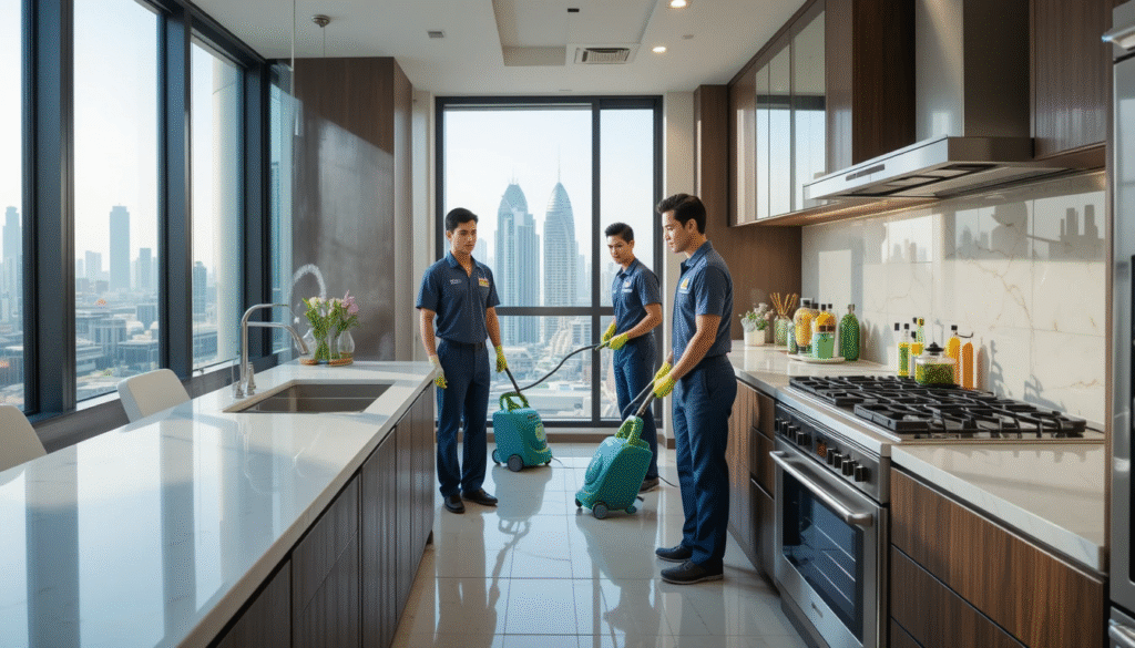 kitchen deep cleaning